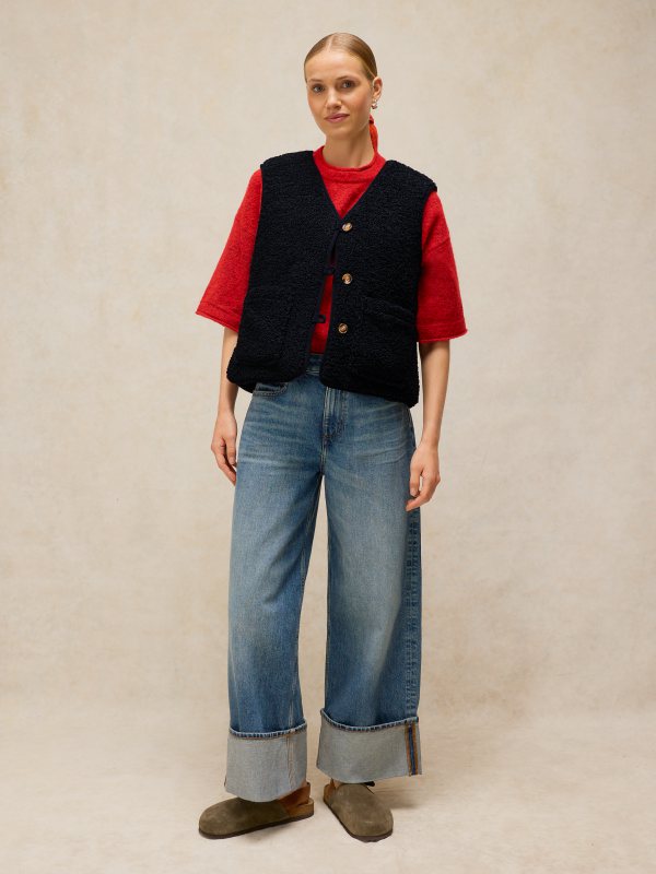 Emery Reversible Gilet Navy