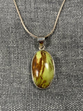 Gaspeite Oval Pendant