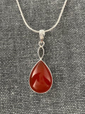 Carnelian Loop Top Pendant