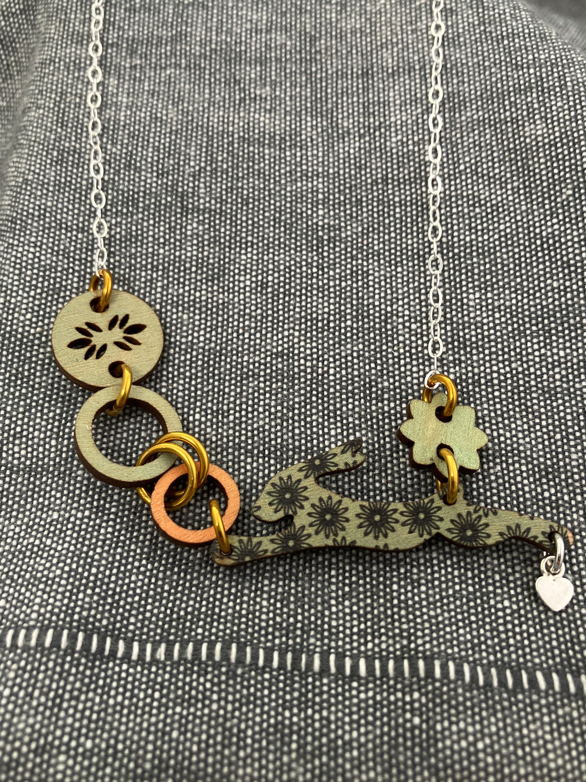 Wood Green Hare Chain Necklace