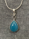 Chalcedony Loop Top Pendant