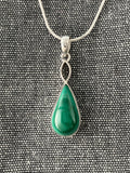 Malachite Loop Top Pendant