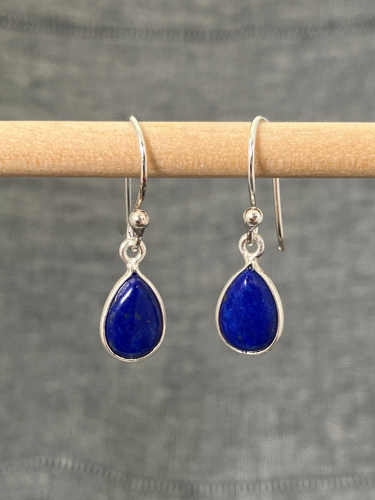 Lapis Peardrop Earrings