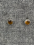 Tigers Eye 5mm Studs