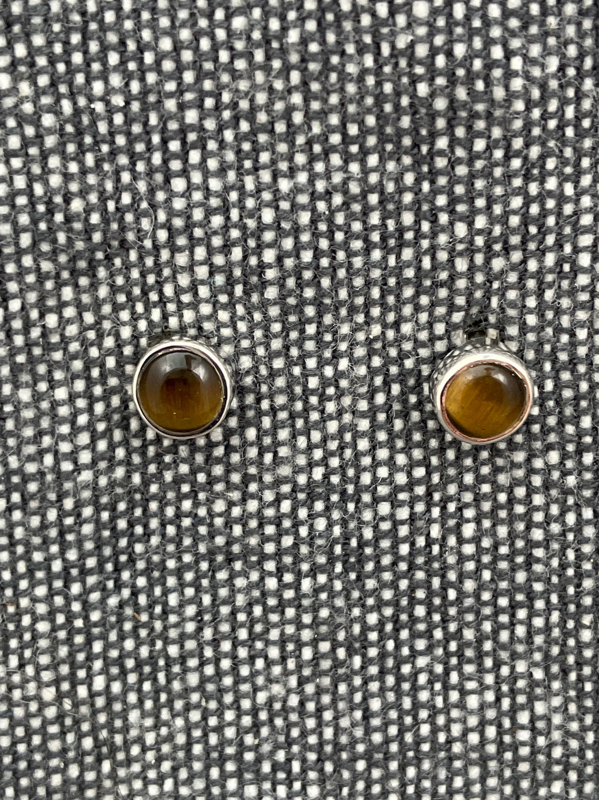 Tigers Eye 5mm Studs