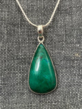 Chrysocolla Pear Pendant