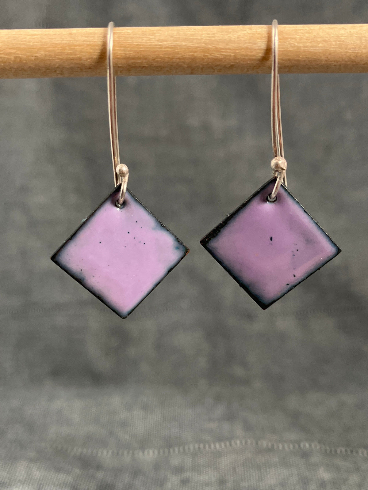 Lilac Squares Earrings