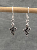 Side Winder Snake Earrings