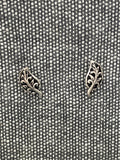Filigree Leaf Studs