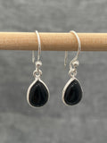 Black Onyx Peardrop Earring