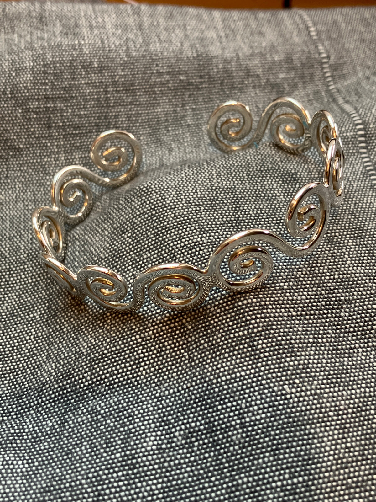 Spirals Cuff Bangle