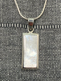 Mother Of Pearl Rectangle Pendant