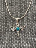 Turquoise Dragonfly Pendant