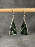 Seraphinite Triangle Earrings