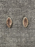 Rose Quartz Marquise Cut Studs