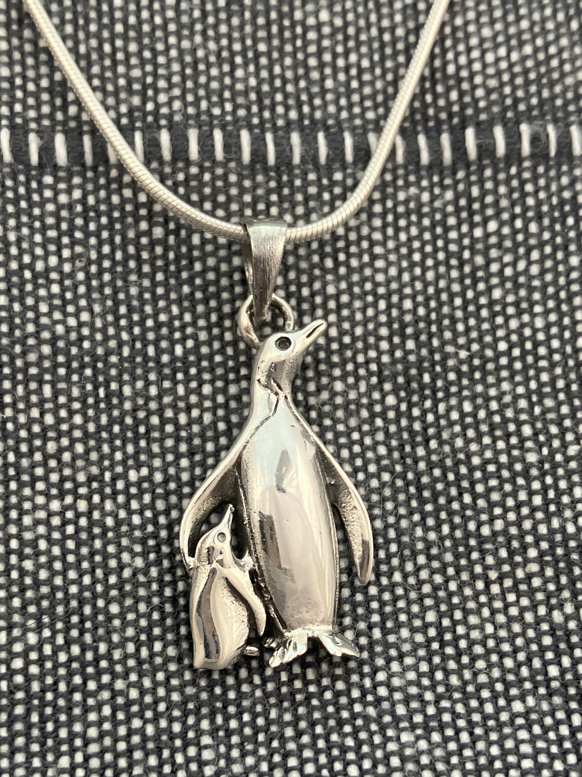 Penguin And Baby Pendant