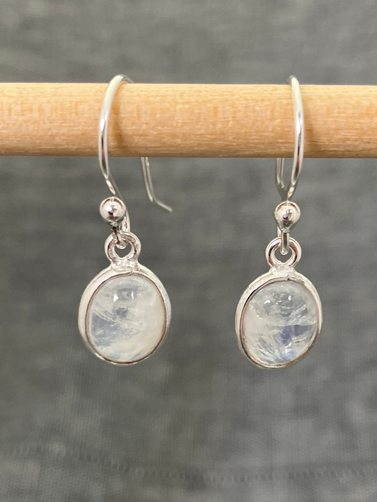 Moonstone Oval Earrings