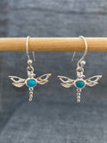 Turquoise Dragonfly Earring