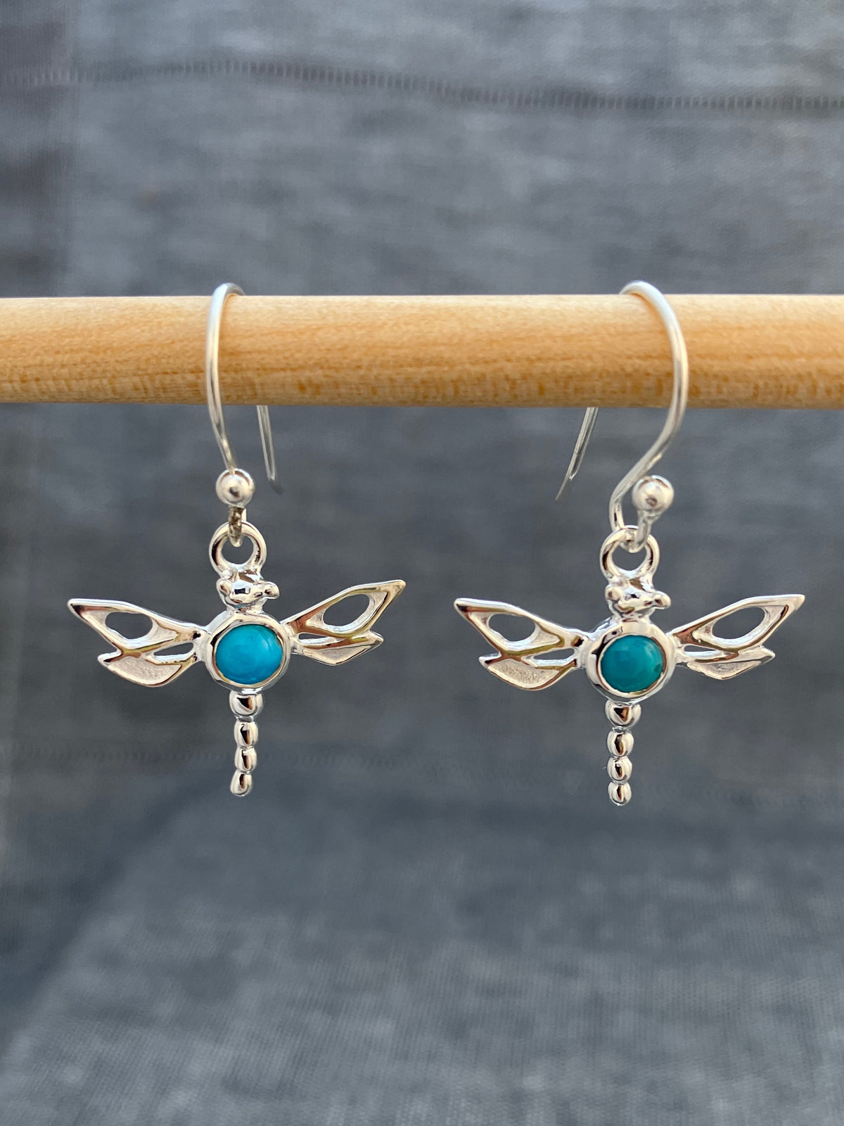 Turquoise Dragonfly Earring