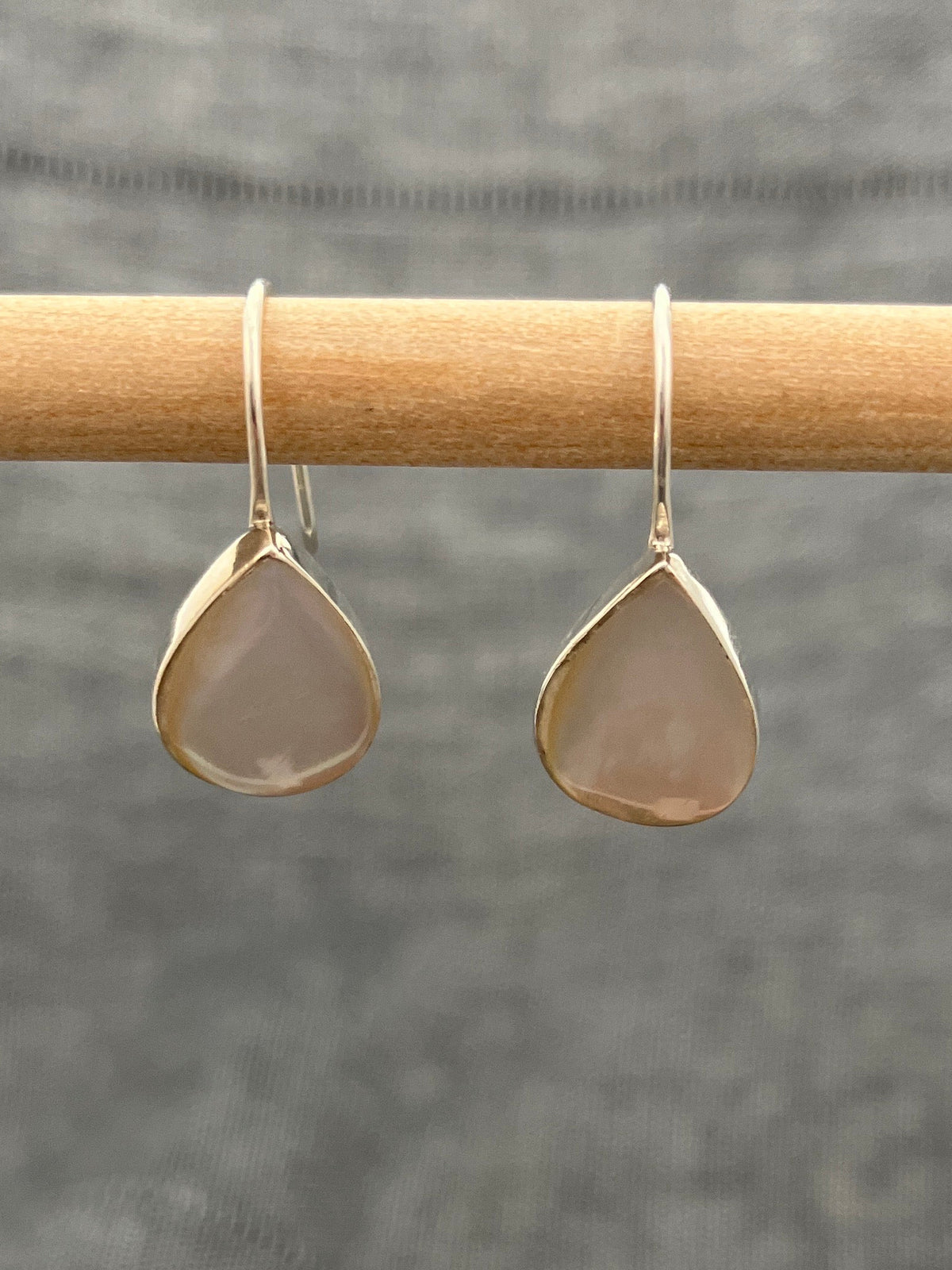 Mother Of Pearl Fixed Hook Earrings
