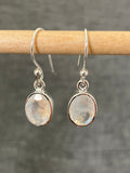 Moonstone Cut Oval Earrings