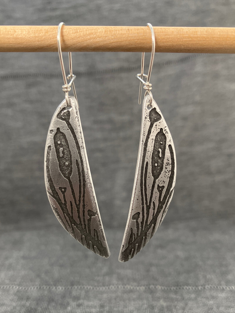 Light Bulrushes Hemisphere Earrings