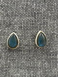 Labradorite Pear Studs