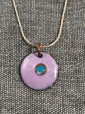 Lilac Disc Pendant