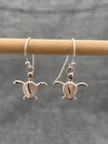 Mother Of Pear Turtle Earrings