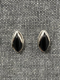 Black Onyx Parting Stone Studs