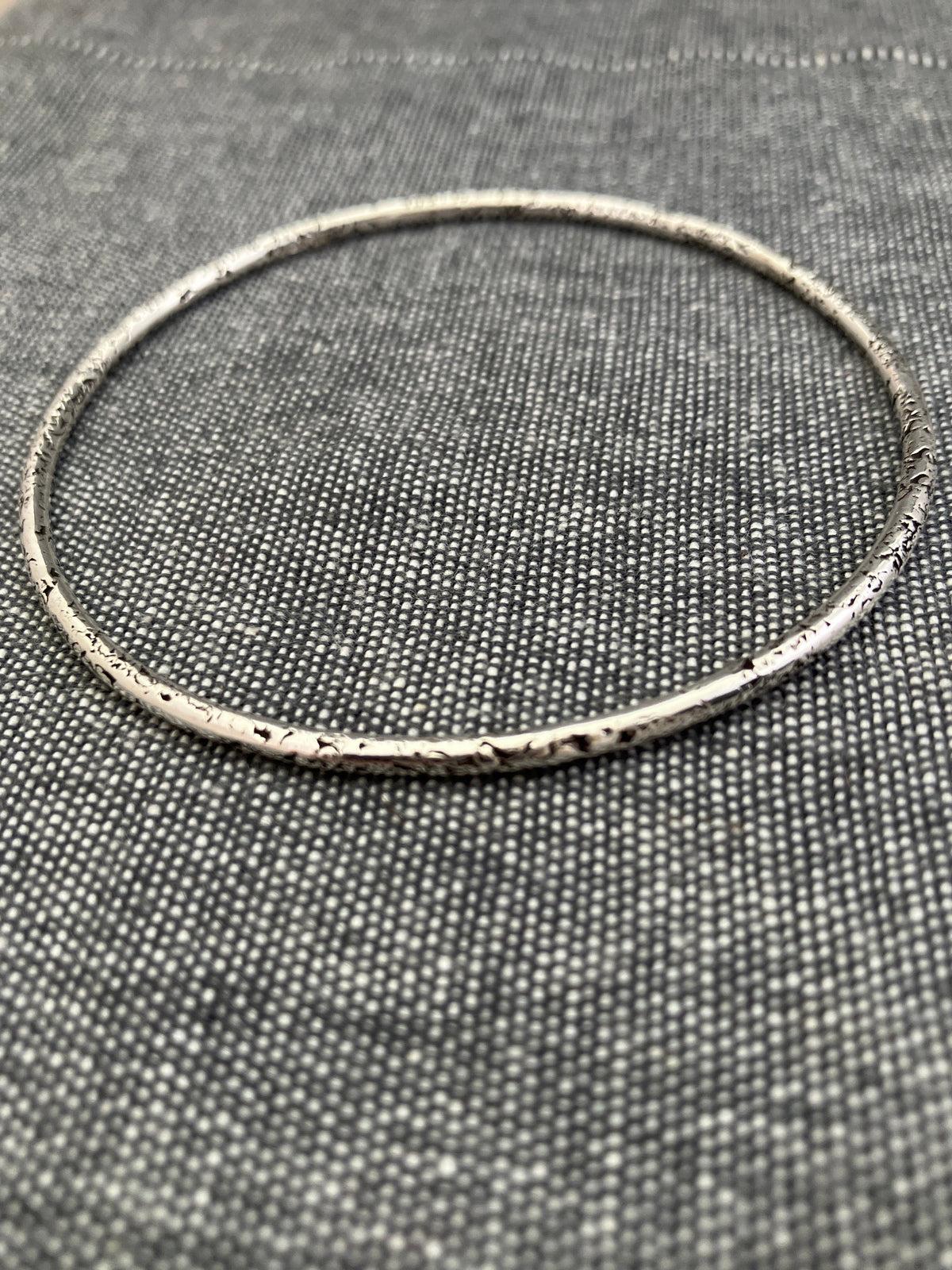 Fine Textured Bangle