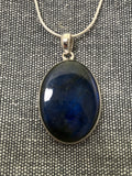 Labradorite Simple Oval Pendant