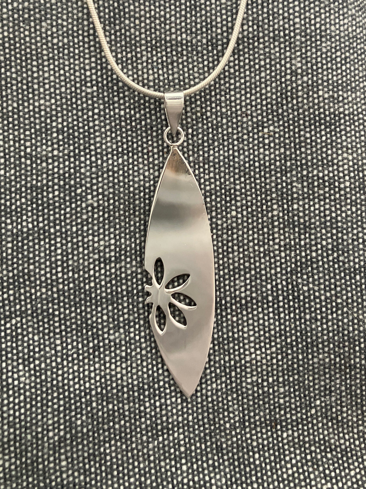 Cut Out Flower Pendant