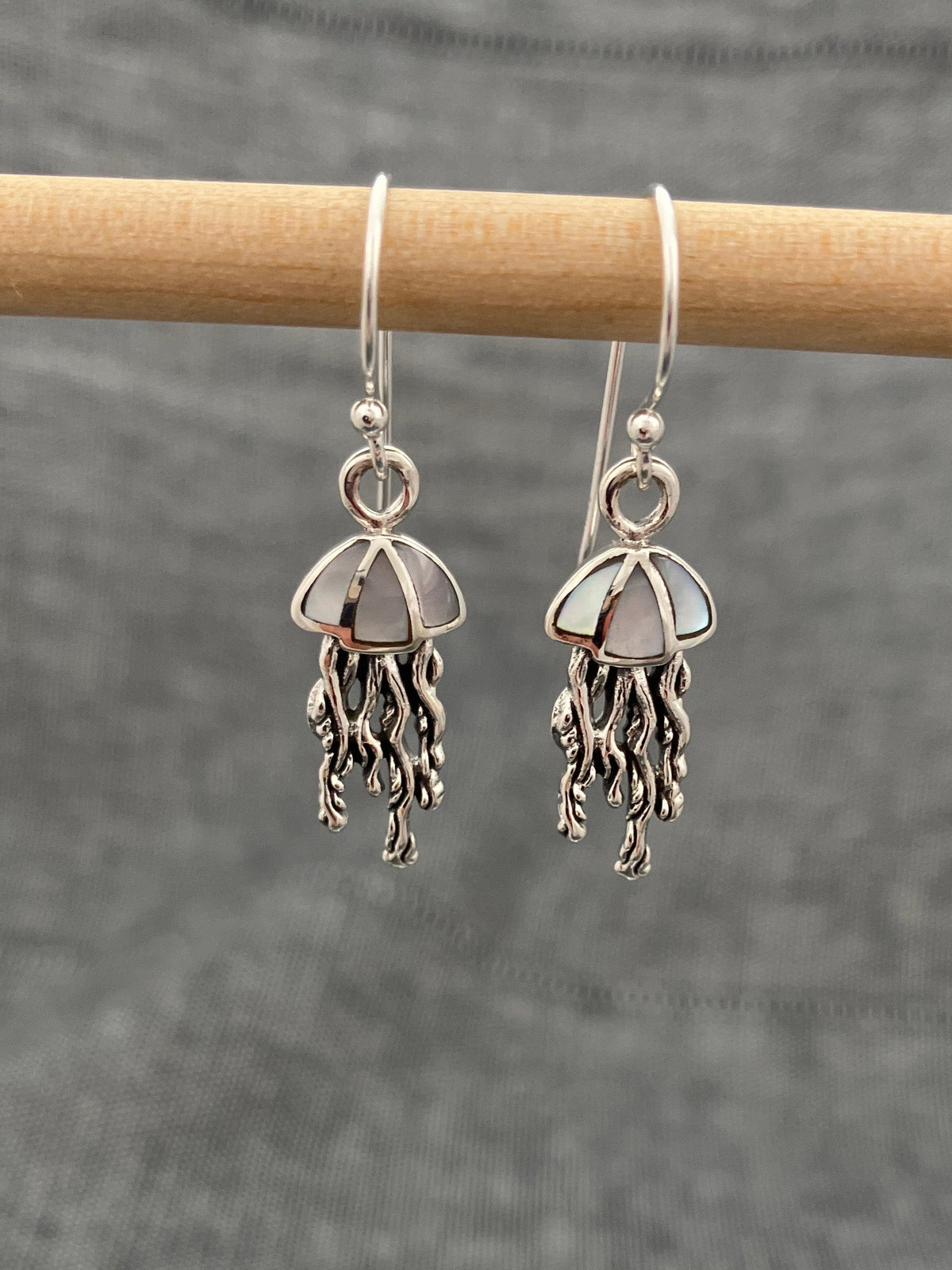 Mother Of Pearl Jellyfish Earrings