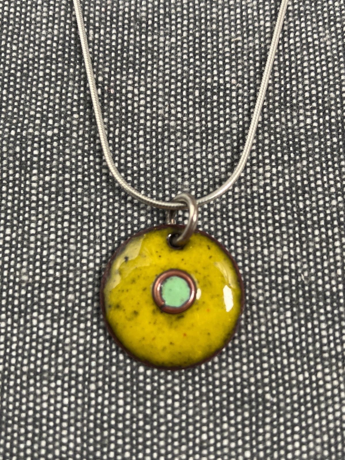 Yellow Disc Pendant
