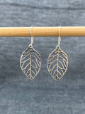Skeleton Leaf Earring