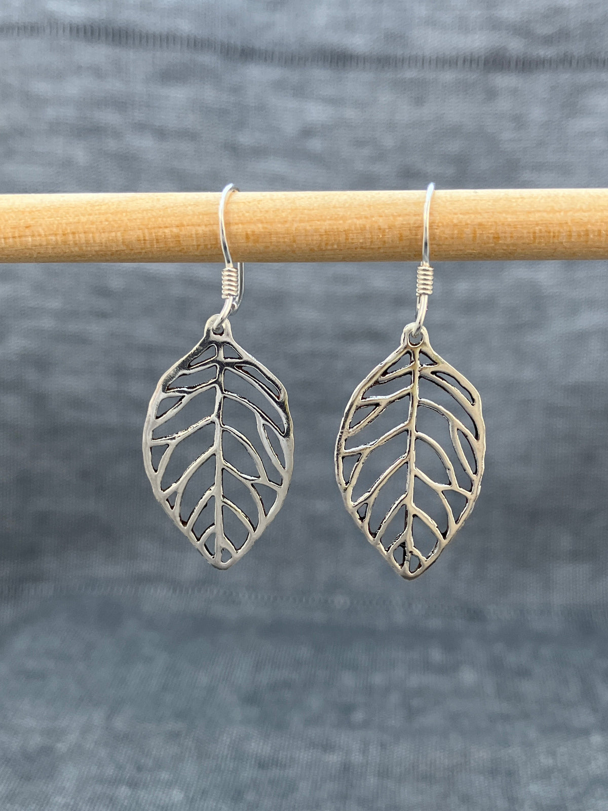 Skeleton Leaf Earring