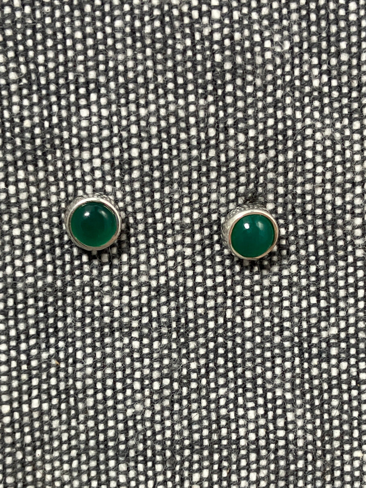 Green Onyx 5mm Stud