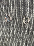 Planished Circle Studs