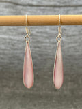 Pink Pearl Baton Earrings