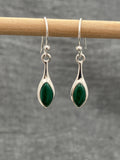 Malachite Sleek Earrings
