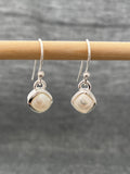 Pearl Square Cut Earring