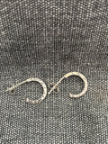 Planished Stud Hoops