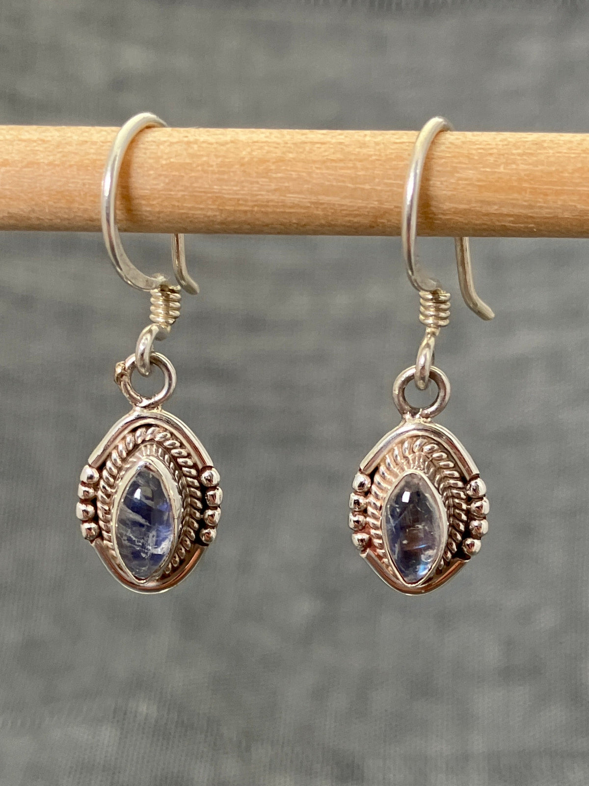 Moonstone Bali Style Earrings