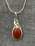 Carnelian Celtic Top Pendant