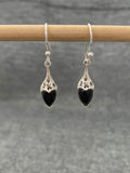 Black Onyx Seed Earring