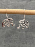 Filigree Elephant Earrings
