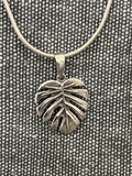 Monstera Leaf Pendant