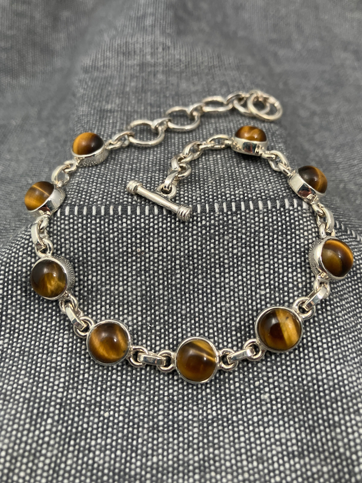 Tigers Eye Rounds Bracelet