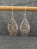 Rose Quartz Filigree Earrings